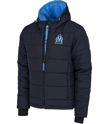 Doudoune Sans Manches Olympique De Marseille - Veste Officielle OM Taille Enfant Garçon