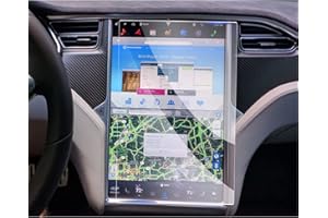 GAFAT 17 Inch Tempered Glass Screen Protector for Tesla Model S/X 2013-2020, 9H Anti-Scratch, High Sensitivity, Waterproof, 1 Piece