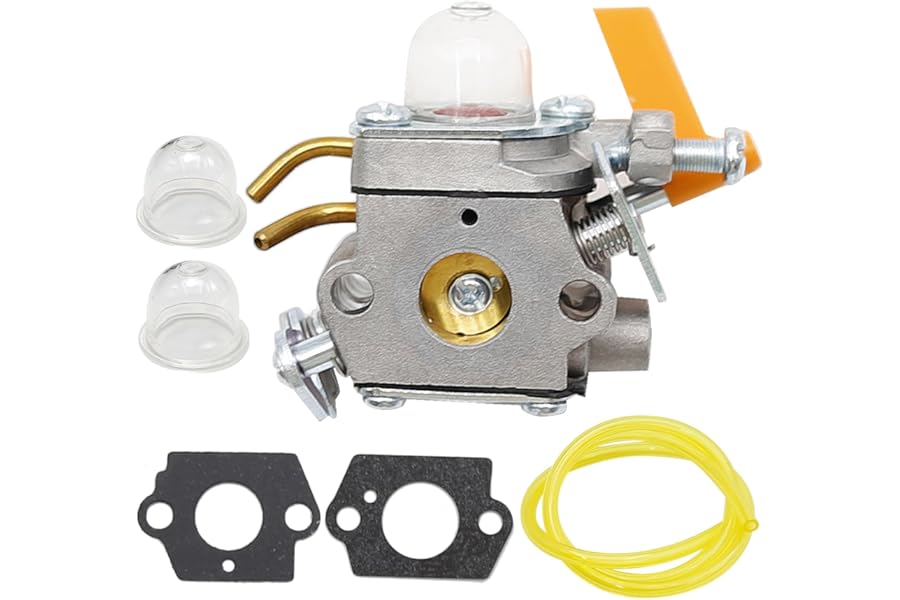 Hoypeyfiy 308054013 Carburetor Kit, Replacement for Ryobi, Replacement for Homelite 26cc and 30cc Trimmer and Brushcutter, Replaces 308054003, 985624001, 308054015