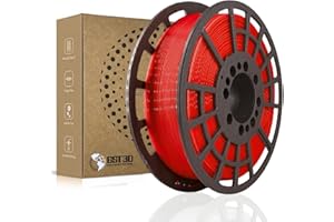 GST3D Filamento PLA+ 1.75 1KG, Filamento PLA Plus para Impresora 3D, Precisión Dimensional +/- 0.03mm,para Mayoría Impresoras 3D (Rojo)