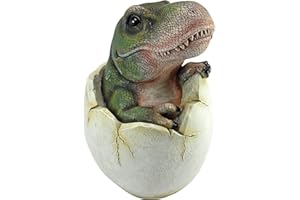 Design Toscano Statue bébé tyrannosaure Rex sortant de l’œuf
