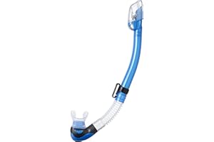 Tusa Hyperdry Elite II Snorkel - Fishtail Blue