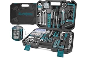 Mallette à Outils 257 Pièces Caisse à Outil Complete - Sundpey Boite a Outils Portable Marteau Pinces Tournevis Clé Douille Ruban Mesurer Kits d'Outils Réparation Combiné