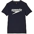 Speedo Men's Core Team Kit Lrg Logo T-Sh Au T-Shirt, Navy, L