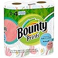 Bounty Paper Towels, Prints - 2 pk
