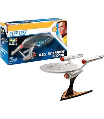 U.S.S. Enterprise NCC-1701 1/850スケール USS Enterprise NCC-1701 Review by Brett Green (Bandai 1/850)