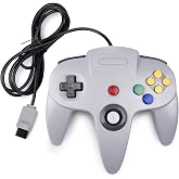 KIWITATA Klasik N64 Denetleyici, kiwitat&aacute; Retro N64 Kablolu Uzaktan Oyun Pedi Joystick Kontrol&ouml;r&uuml; Uyumlu N64 Sistem Video Kon