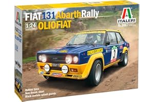 Italeri 3667 1:24 FIAT 131 Abarth Rally OLIO FIAT - Modellismo, kit da costruzione, modellismo da pavimento, artigianato, hobby, incollaggio, kit in plastica, dettagliato
