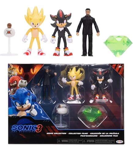 Sonic the Hedgehog 4-inch Shadow Action Figure with Star