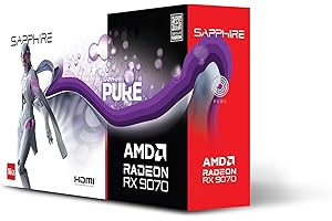 Sapphire Pure AMD Radeon™ RX 9070 Gaming OC 16GB Dual HDMI/Dual DP