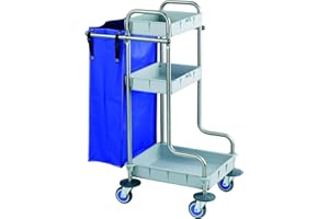 GALINDO MOD-570-2B CARRO DE LIMPIEZA EN ACERO INOXIDABLE