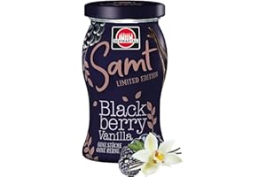 ‎SCHWARTAU Schwartau Samt Brombeere Vanille, Fruchtaufstrich ohne Stücke und ohne Kerne, 270g