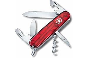 Victorinox, Spartan, Navaja Multiuso Suiza, Cuchillo bolsillo, Regalo, 12 Funciones, Hoja grande, Sacacorchos