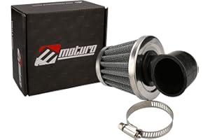 Moturo Sport Luftfilter 45° 35mm Anschluss Typ 15 für Motorrad ATV Quad