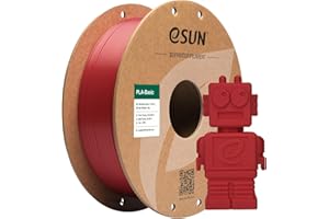 ‎ESUN eSUN PLA Filament 1.75mm, PLA Basic 3D Drucker Filament Maßgenauigkeit +/- 0.03mm, 1KG Spule (2.2 LBS) Super Speedy PLA Filament für 3D Drucker, Brandbekämpfung Rot