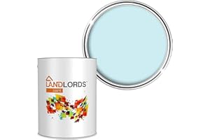 LANDLORDS PAINT Landlords Anti Damp Paint | Matt Finish Paint | 2.5L in 20+ Colours | Damp Seal Prevent Build-up of Mildew | Cover Stains | Damp Proof Paint for Wall and Ceiling | Anti Condensation Paint | Mould Paint | Milky Blue