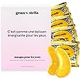 Grace & Stella - Masque Yeux [24 Paires, Or] Patch Yeux Anti Cernes en Gel - Réduit les Cernes Sous les Yeux, Yeux Bouffis, A
