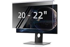 HaruYo 20-22 Pouces Amovible Filtre de Confidentialité Premium pour Bureau/Moniteur/PC, Protection D'écran Privacy, Anti Espion Filtre de Protection pour Diagonal 20", 21.5", 22" (490 * 317mm)