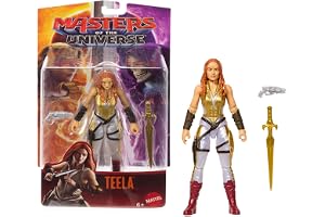 Masters of the Universe 2026-filmen Teela actionfigur 14 cm | MOTU-leksak, 14 rörliga leder, filmtrogen design, Camila Mendes-drag, hjältemodig krigargudinna, svärd, JKH90