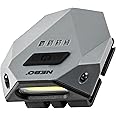 NEBO Einstein Cap Light | Black, Rechargeable Headlamp with Wave Activation | 4 Light Modes, Compact & Lightweight Design