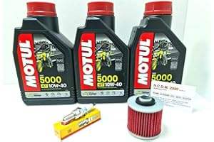 AER MOTO SPARE PARTS KIT TAGLIANDO YAMAHA XT X XT R XTX XTR MT 03 660 OLIO 5000 10W40 FILTRO OLIO CANDELA