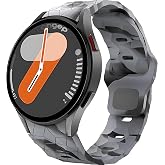 Rongep Sportif Football Pattern Loop 20mm Cord Compatible with Samsung Galaxy Watch 7/6/5/4 Series for Galaxy Watch 7 Cord (4