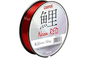 ROBINSON CARPEX 300m Robinson rote monofile Angelschnur Karpfenschnur Method- Feederschnur (Ø 0,40mm / 28,0kg)