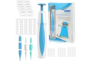 HOAAIGO Warzenentferner, Skin Tag Entferner, Auto Micro Skin Tag Remover Tool, Kit zum Entfernen von Hautmarken, Fibrom Entfernen, Stielwarzen Entfernen Schnell Kit mit 60 Skin Tag Bands (1mm-8mm)