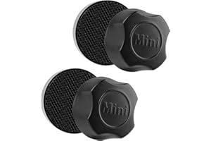 PENNLE 2 Pcs Limpiador de Peceras Magnético del Tanque de Peces, Cepillo Magnético Acuarios, Limpiador de Algas para Peceras de Cristal, Mini Herramienta de Limpieza Flotante para Acuario (Negro)