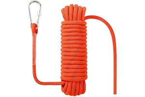 NorthPada 12 mm 10 Meter Floating Rope Anchor Mooring Rope Boat Rope Marine Rope Dock Lines Kayak Canoe Tow Throw Line Reflective Red