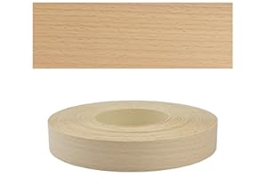 Mprofi MT® (5m rolka) Obrzeża Meblowe-Obrzeża Fornirowane z Naniesionym Klejem Topliwym-Obrzeża Naturalne-Obrzeża z Drewna Naturalnego-Krawędź Wspornika do Deski Półki-Deska Meblowa-Buk 22mm