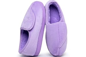 Git-up Zapatillas de Estar por Casa para Mujer Espuma de Memoria Antideslizante Invierno Cálido Cómodas Suave Algodón Pantuflas para Interiores y Exteriores Suela de goma
