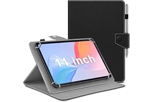 KATUMO Universal Case for All 11 inch Tablet, Folio Leather Case Compatible with Doogee U11/ TECLAST P50/ Blackview/Cheerjoy/Ainmel/TABWEE Tablet 11 inch, Portable Cover with PenHolder