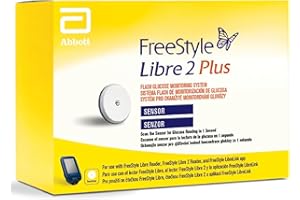 ANCIENT CARE CREATING HEALTHIER LIVES Abbott FreeStyle Libre Sensor for diabetes monitoring CGM for UK - white (Libre 2 + (Plus)) - 1 SENSOR