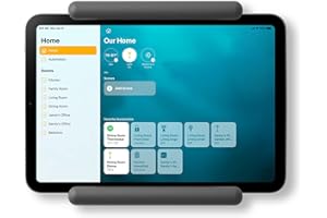 elago Maison Support Mural Tablette Station Murale Compatible avec iPad, Samsung Galaxy Tab, Android, Autres tablettes - Montage Facile, Silicone-résistant, Gestion de Câble Incluse (Gris Foncé)