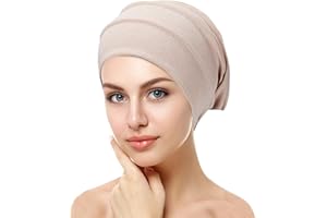 VUCDXOP Gorro Sombrero Pañuelo Turbante Mujer,Cancer Chemo Sombrero Beanie Bufanda Floral Wrap Cap Cabeza de Turbante Muslim Turbante Cap para Càncer Quimioterapia Chemo Pèrdida de Pelo Cabello
