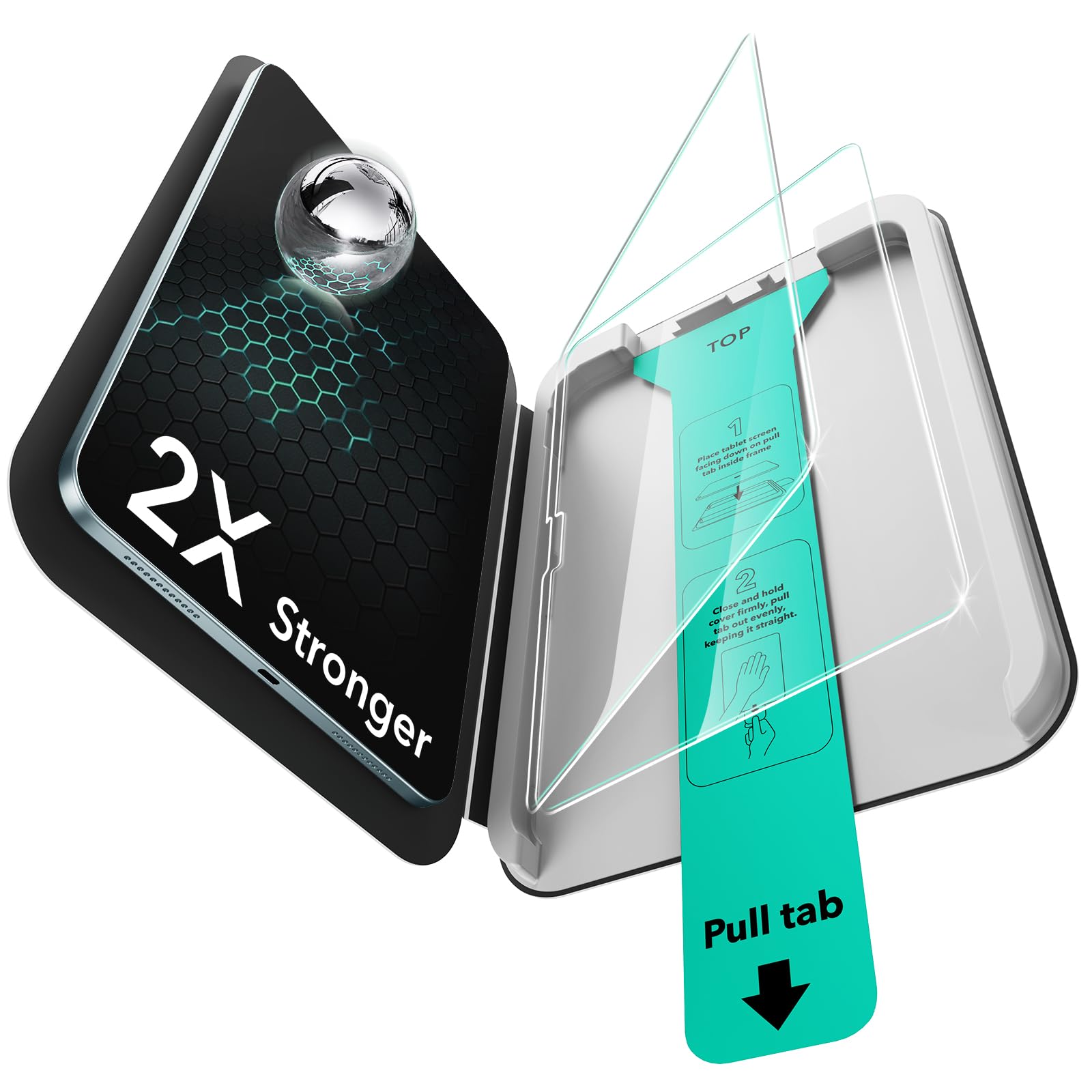 Ultimate Protection with ESR 2 Pack Screen Protector for iPad Air 11 Inch