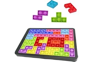 66 MING YING Fidget Toys Push Pop Bubble Fidget Sensorisches Spielzeug, Puzzle-Spielzeug zur Linderung von Angst und Autismus, Stressabbau-Spielzeug aus Silikon für Kinder und Erwachsene