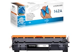 LOSMANN 142A Toner Mit Chip Kompatibel für HP 142A W1420A für HP Laserjet MFP M140w Toner M110w M110 MFP M140 MFP M139w M139 142X W1420X (1 Schwarz )