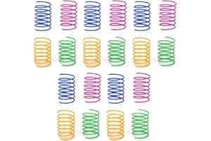 JSKWIKE 20 Pcs Teile katzenspielzeug Katzen Spielzeug Spielzeug Katze spirale Spielzeug katzenspielzeug spirale viel Spaß beim Spielen geeignet für Haustiere zum Spielen