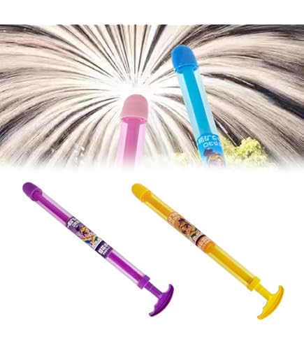 Feuerwerk Wasserpistolen 4er Set - Bunte Wasserspritzpistolen Für Garten & Pool Spaß