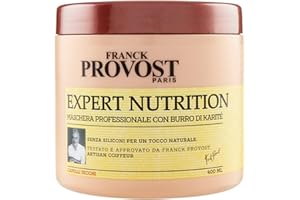 Franck Provost Masque professionnel Expert Nutrition avec beurre de karité pour cheveux nourris, 400 ml