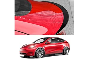Arcoche Spoiler for Tesla Model Y, Alerón Tesla Modelo Y 2020-2023 Performance Tapa Trasera del Labio del Maletero para Tesla Model Y Accesorios(Negro Brillante)