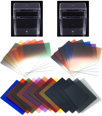 Filtre Gris Dégradé ND2 Compatible Cokin P120 - 94,5x83 Mm - Pour Photo Paysage, Lever/coucher De Soleil - 8