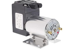 CHANGOR 12V Vacuum Pump Mini Portable Air Pump 120kpa Negative Pressure Suction Pump Low Noise Vacuum Pump for Laboratory