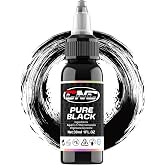 CNC Tattoo INK Pure Black- 1oz (30ml) - Professional Tattoo Ink Black TI6003-30-001
