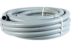 LionFlex PVC Fittings Verbinder Verbindungsstücke (PVC Klebeschlauch DN 50x43 mm 25 m Rolle)