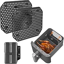 2 Pièces Moule Silicone Air Fryer, Accessoire Air Fryer Pour Ninja