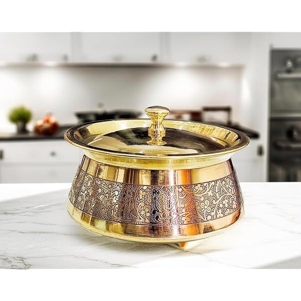 Buy Sanskriti Decor Brass Kitchen Appliances Cooking Serving Pot