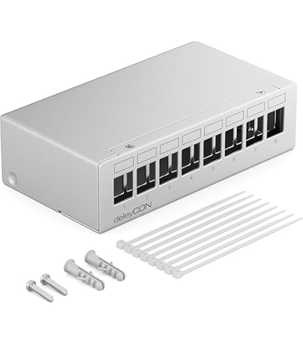 Alloggiamento Keystone Vuoto Goobay 79366 - Porta 2 Posti Per Reti Cablate, Con Campo Etichetta - Foto 11